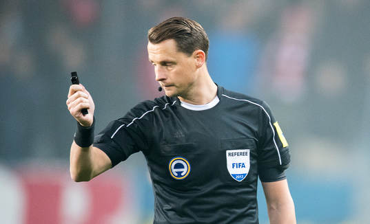 Matchens domare Andreas Ekberg