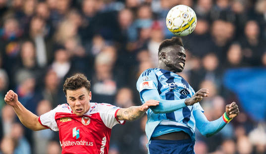 Kalmars Herman Hallberg och Djurgårdens Aliou Badji