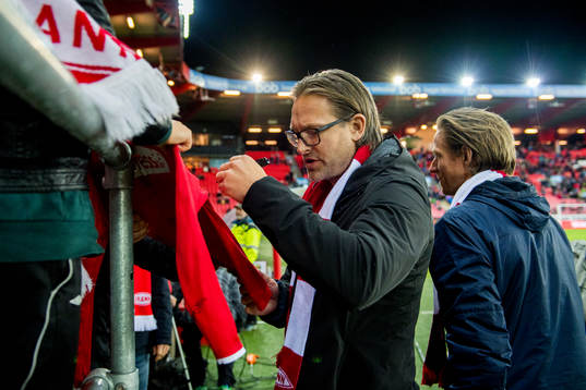 Thorstein Helstad at half time