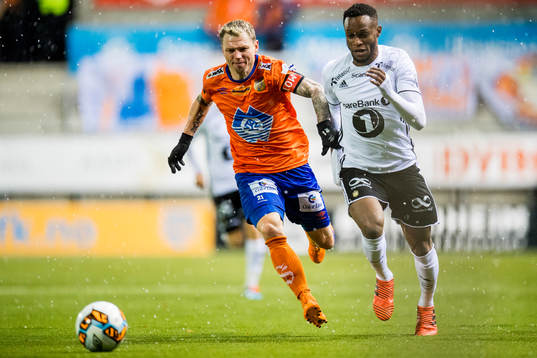Bjørn Helge Semundseth Riise of Aalesund and Samuel