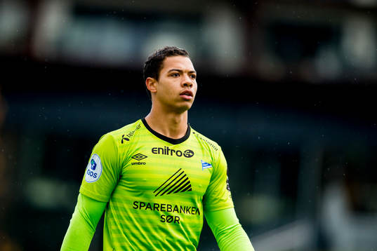 Goalkeeper Benjamin Boujar of Start