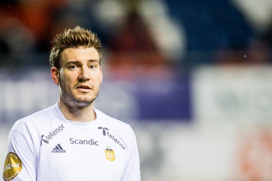Nicklas Bendtner of Rosenborg