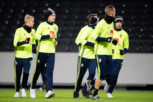 Filip Helander, Albin Ekdal, och Pontus Jansson