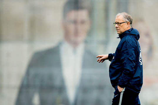 Lars Lagerbäck, head coach of Norway