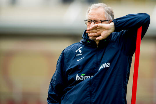 Lars Lagerbäck, head coach of Norway