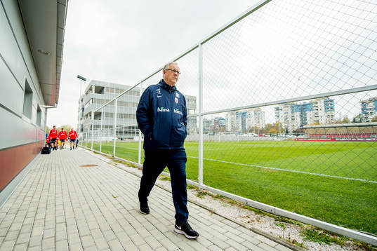 Lars Lagerbäck, head coach of Norway