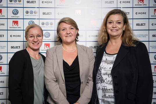 Victoria Sandell, Linda Wijkström och Helene Fors, Svensk