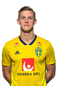 Emil Krafth, spelare i Sveriges fotbollslandslag