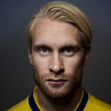 Johan Larsson, spelare i Sveriges fotbollslandslag