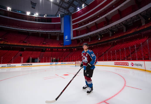 Bläddra bland fler bilder av Ishockey, NHL, Colorado Avalanche, Träning & Presskonferens