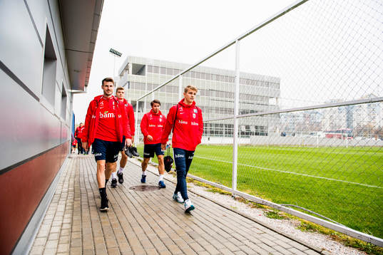 Håvard Nordtveit, Alexander Sørloth, Anders Trondsen and