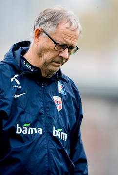 Lars Lagerbäck, head coach of Norway