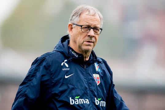 Lars Lagerbäck, head coach of Norway