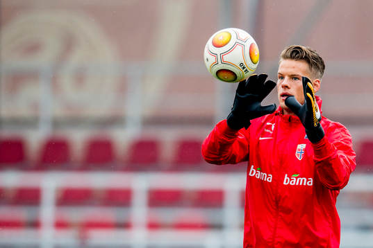 Goalkeeper Ørjan Nyland of Norway