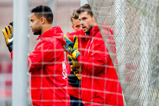 Goalkeepers Sten Grytebust, Ørjan Nyland and Rune
