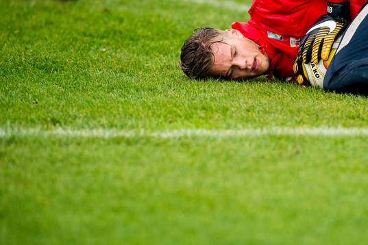 Goalkeeper Ørjan Nyland of Norway