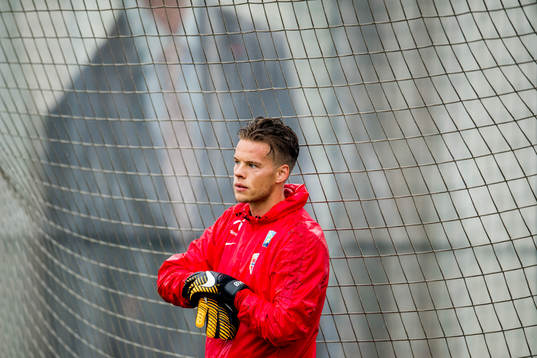 Goalkeeper Ørjan Nyland of Norway
