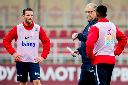 Pål Alexander Kirkevold, Lars Lagerbäck, head coach, and