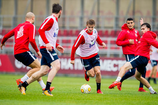 Martin Ødegaard, Mohamed Elyounoussi and Ole Kristian