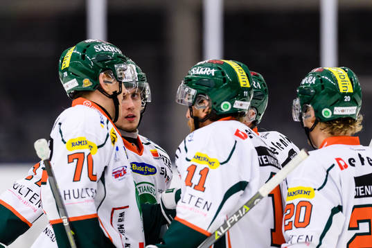 Kristianstads spelare jublar