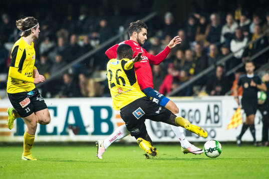 Mjällbys Mohammed Mbye och William Atashkadeh