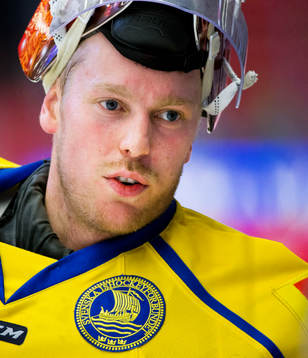 Sveriges målvakt Magnus Hellberg