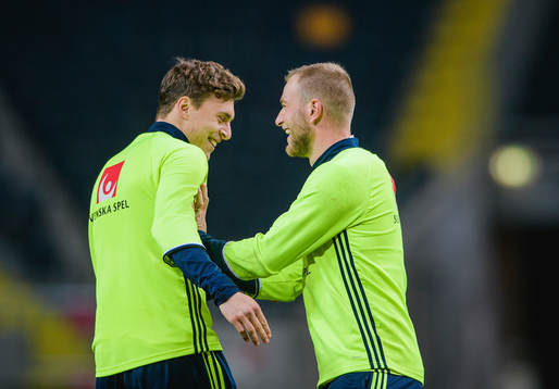 Victor Nilsson Lindelöf och John Guidetti