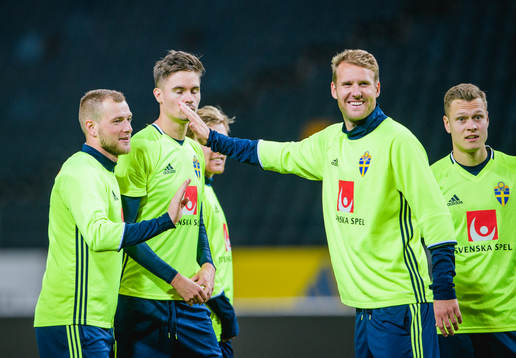 John Guidetti, Mikael Lustig, Ola Toivonen och Viktor