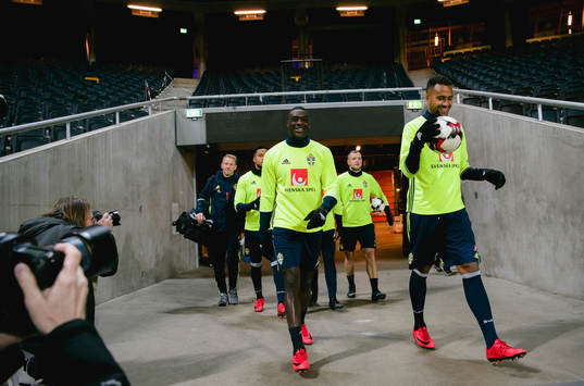 Martin Olsson, Ken Sema, John Guidetti och Isaac Kiese