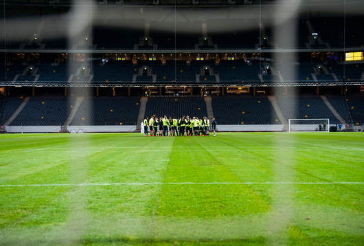 Sveriges fotbollslandslags träning