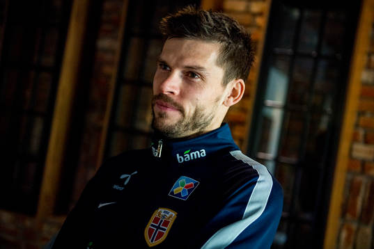Goalkeeper Rune Almenning Jarstein of Norway