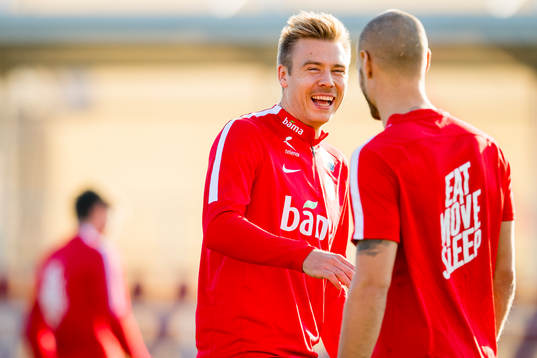 Alexander Toft Søderlund and Tore Reginiussen of Norway