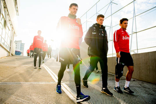 Goalkeeper Rune Almenning Jarstein, Alexander Sørloth and