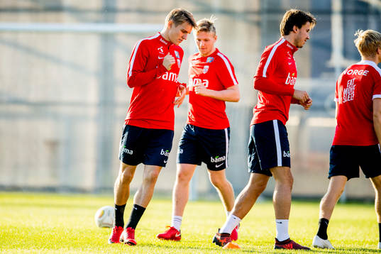 Martin Ødegaard, Mats Møller Dæhli and Anders Trondsen