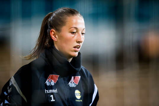 Goalkeeper Cecilie Fiskerstrand of LSK Kvinner