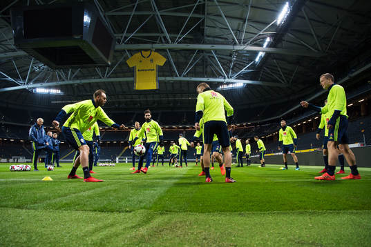 Andreas Granqvist, Jimmy Durmaz, Sebastian Larsson och