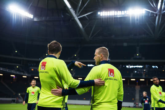 Victor Nilsson Lindelöf och John Guidetti