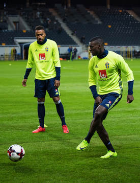 Isaac Kiese Thelin och Ken Sema