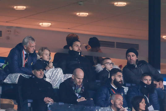 Zlatan Ibrahimovic med sina söner Maximilian Ibrahimović