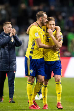 Sveriges Andreas Granqvist kramar om Ludwig Augustinsson