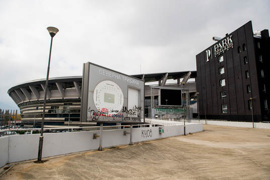 General view of National Arena Philip II of Macedonia next