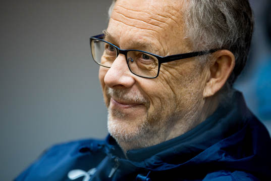 Lars Lagerbäck, head coach of Norway