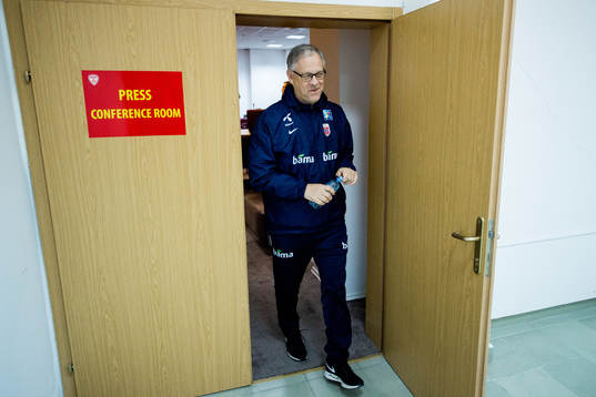 Lars Lagerbäck, head coach of Norway