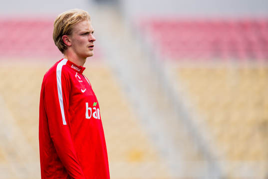 Morten Thorsby of Norway