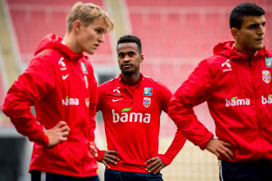 Martin Ødegaard, Ola Kamara and Mohamed Elyounoussi of