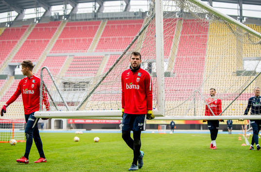 Goalkeepers Ørjan Nyland, Rune Almenning Jarstein, Sten