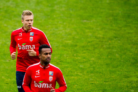 Alexander Toft Søderlund and Ola Kamara of Norway