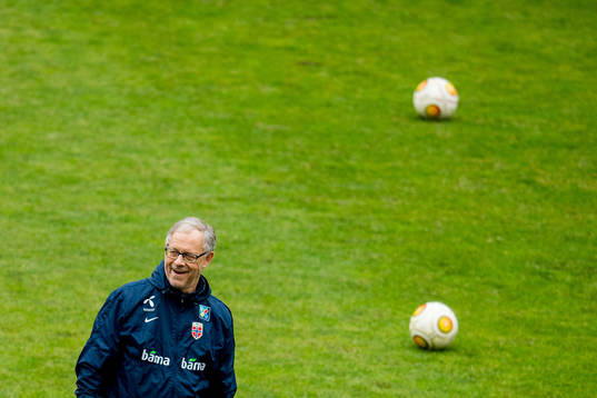 Lars Lagerbäck, head coach of Norway