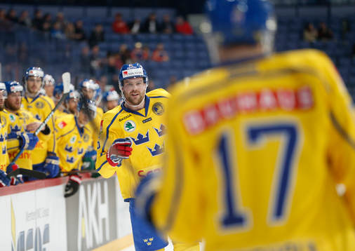 Patrik Hersley #6, Sweden and Pär Lindholm #17, Sweden
