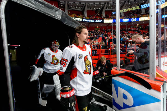 Ottawas Erik Karlsson äntrar isen
